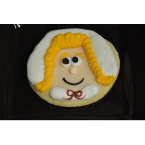 Thanksgiving Decorated Cookie- Pilgrim Girl